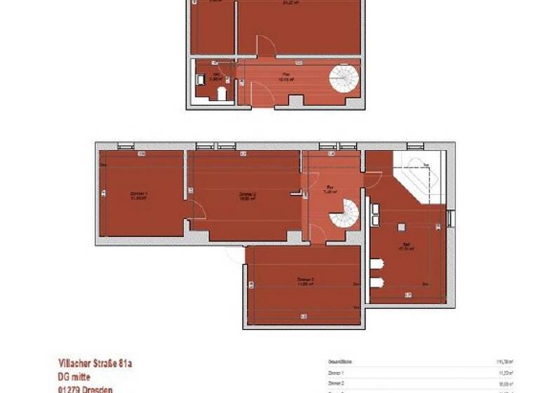 Wohnung zur Miete 1.469 € 4 Zimmer 113 m² frei ab sofort Villacher Str. 81 a Laubegast Dresden 01279