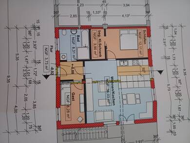 Wohnung zur Miete 850 € 3 Zimmer 73 m² EG Kahren Cottbus 03051