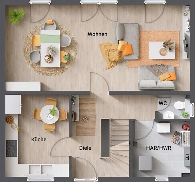 Haus zum Kauf provisionsfrei 329.375 € 4 Zimmer 123 m²<br/>Wohnfläche 557 m²<br/>Grundstück Naurath 54340