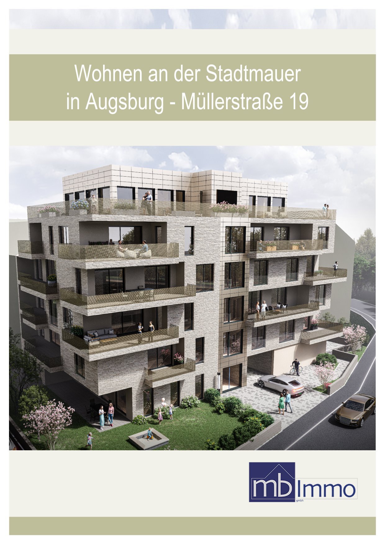 Wohnung zum Kauf provisionsfrei 630.000 € 3 Zimmer 89,9 m²<br/>Wohnfläche ab sofort<br/>Verfügbarkeit Müllerstr.19 Bleich und Pfärrle Augsburg 86153