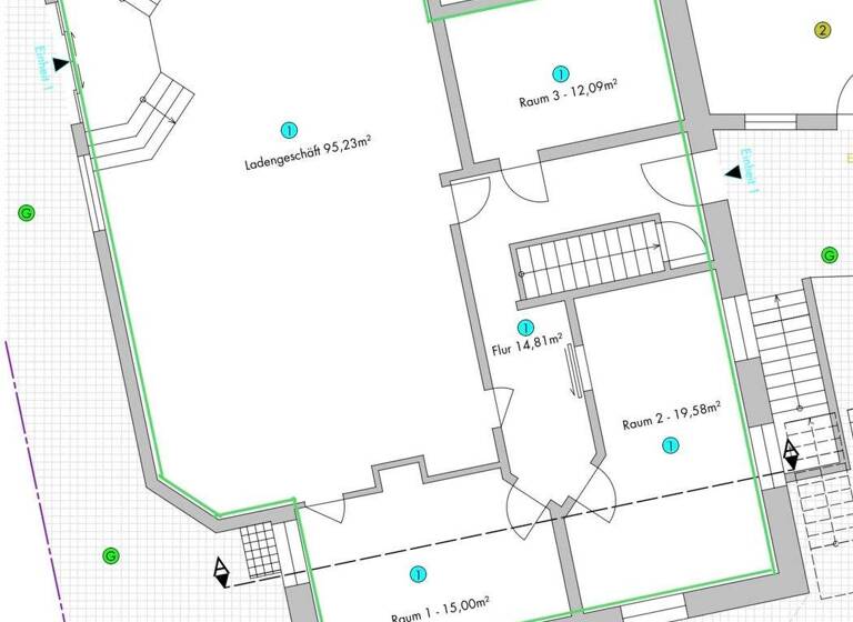 Bürofläche zur Miete 1.400 € 5 Zimmer 170 m² Bürofläche Hindenburgstraße 86 Denzlingen 79211