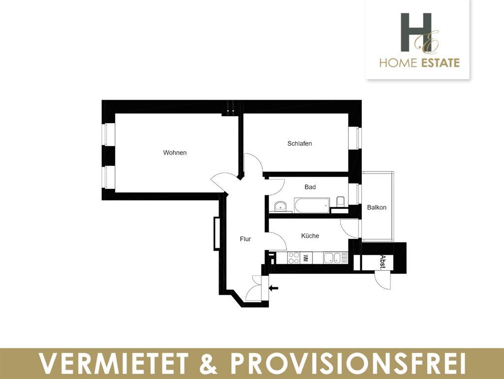 Wohnung zum Kauf provisionsfrei als Kapitalanlage geeignet 283.000 € 2 Zimmer 64 m²<br/>Wohnfläche Fregestraße 9 Zentrum - Nordwest Leipzig 04105