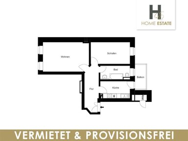 Wohnung zum Kauf provisionsfrei als Kapitalanlage geeignet 283.000 € 2 Zimmer 64 m² Fregestraße 9 Zentrum - Nordwest Leipzig 04105