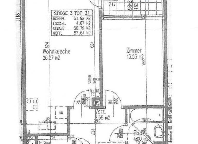 Wohnung zur Miete 798 € 2 Zimmer 51,9 m² frei ab 01.04.2026 Wien,Brigittenau 1200