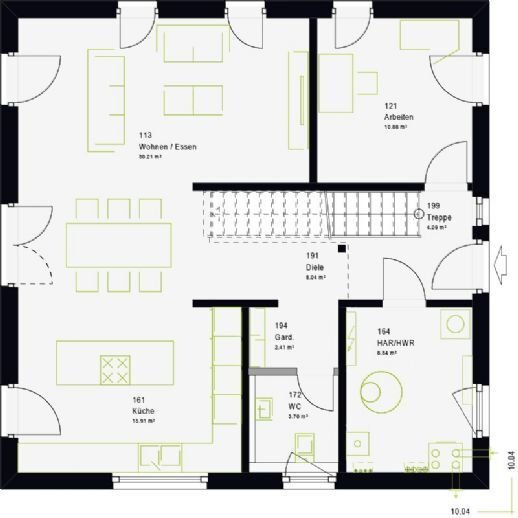 Einfamilienhaus zum Kauf 461.529 € 5 Zimmer 162 m²<br/>Wohnfläche 679 m²<br/>Grundstück Waltringen Ense 59469