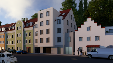 Studio zum Kauf provisionsfrei als Kapitalanlage geeignet 341.487 € 2 Zimmer 39,9 m² Innere Münchener Str. 19 West Landshut 84034