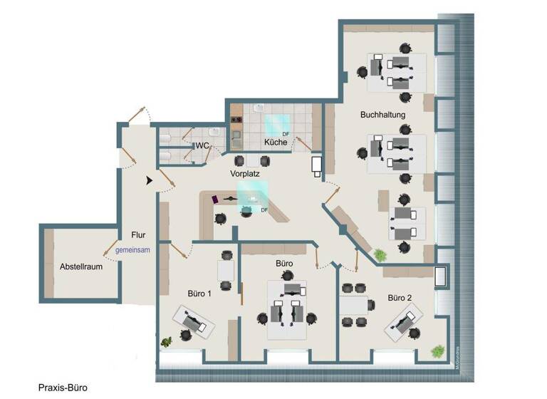 Bürofläche zum Kauf 1.923 € 6 Zimmer 169 m² Bürofläche Alte Weberei 2 Kaufbeuren 87600