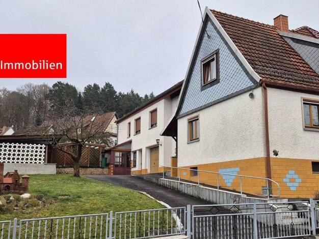 Doppelhaushälfte zum Kauf 149.000 € 6 Zimmer 187 m² 616 m² Grundstück Bad Liebenstein Bad Liebenstein 36448