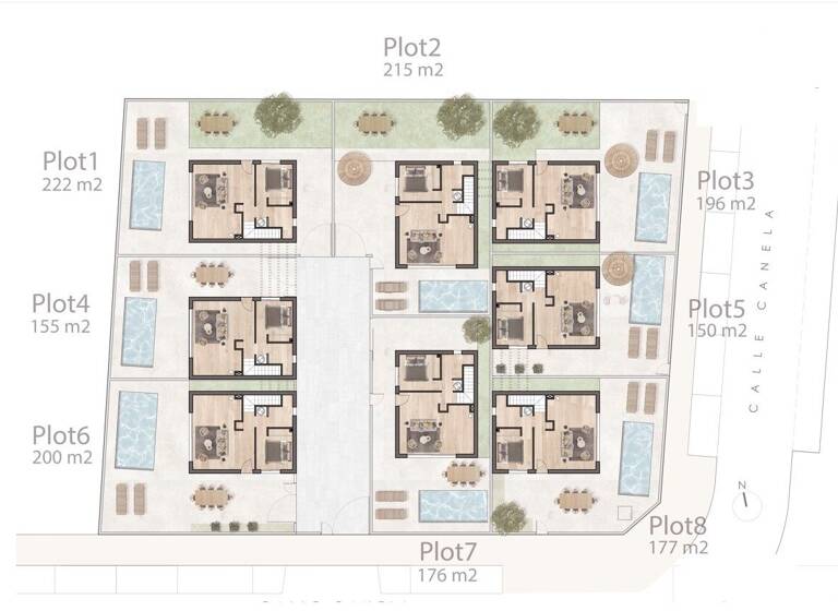Villa zum Kauf - Erstbezug provisionsfrei 349.900 € 4 Zimmer 90 m² 150 m² Grundstück Vilamartín 3189