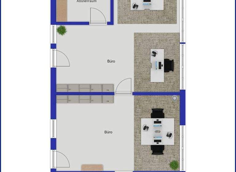Bürokomplex zur Miete 10 € 3 Zimmer 73 m² Bürofläche Langenargen 88085