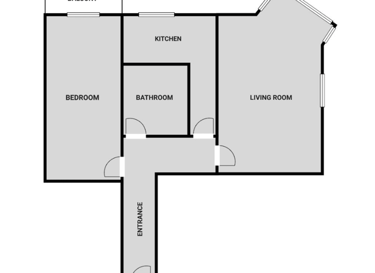 Wohnung zur Miete 1.430 € 2 Zimmer 57 m² 2. Geschoss frei ab sofort Krossener Str. 11A Friedrichshain Berlin 10245