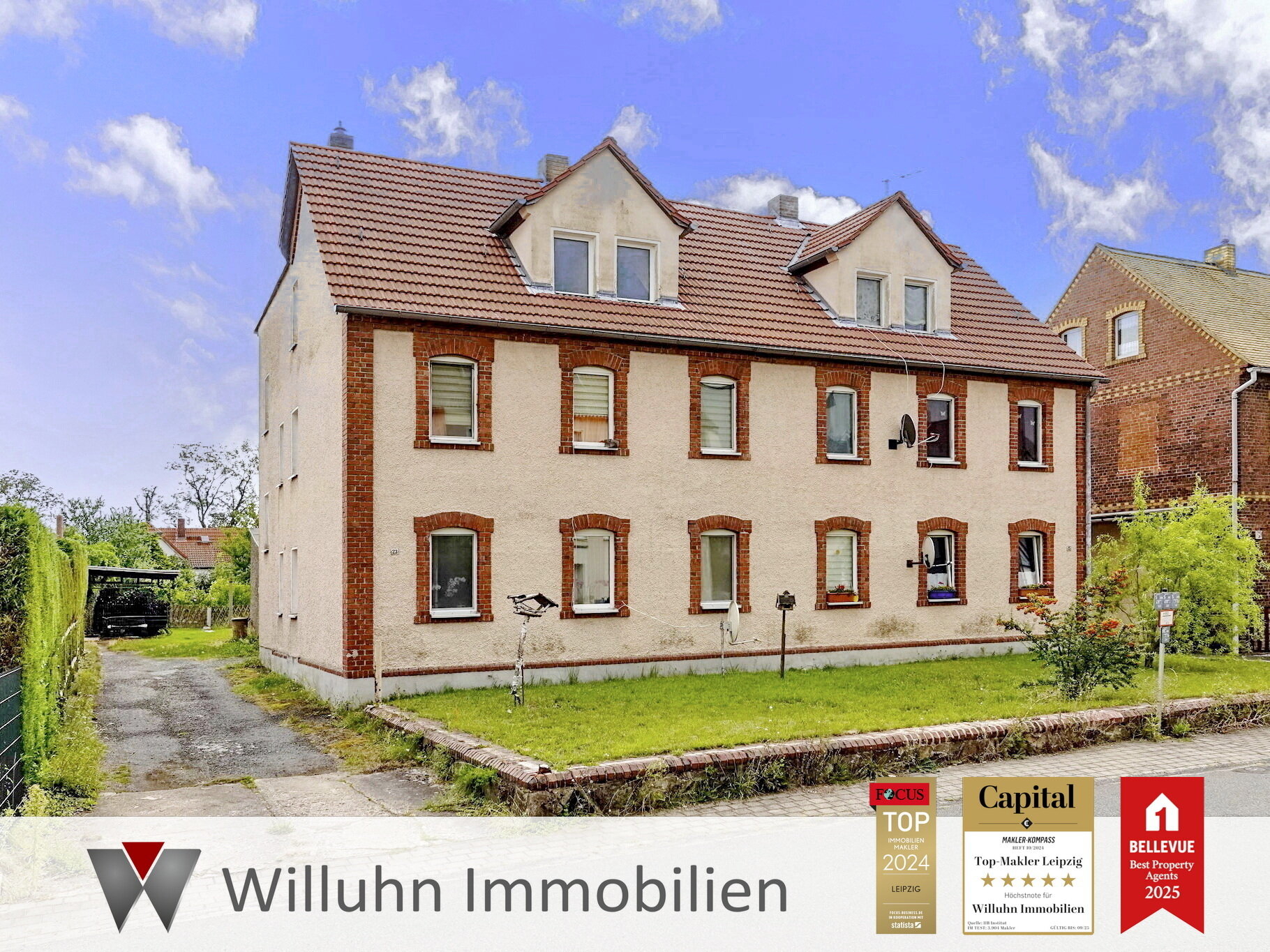 Mehrfamilienhaus zum Kauf 159.000 € 15 Zimmer 268,8 m²<br/>Wohnfläche 448 m²<br/>Grundstück Trebsen Trebsen/Mulde OT Neichen 04687