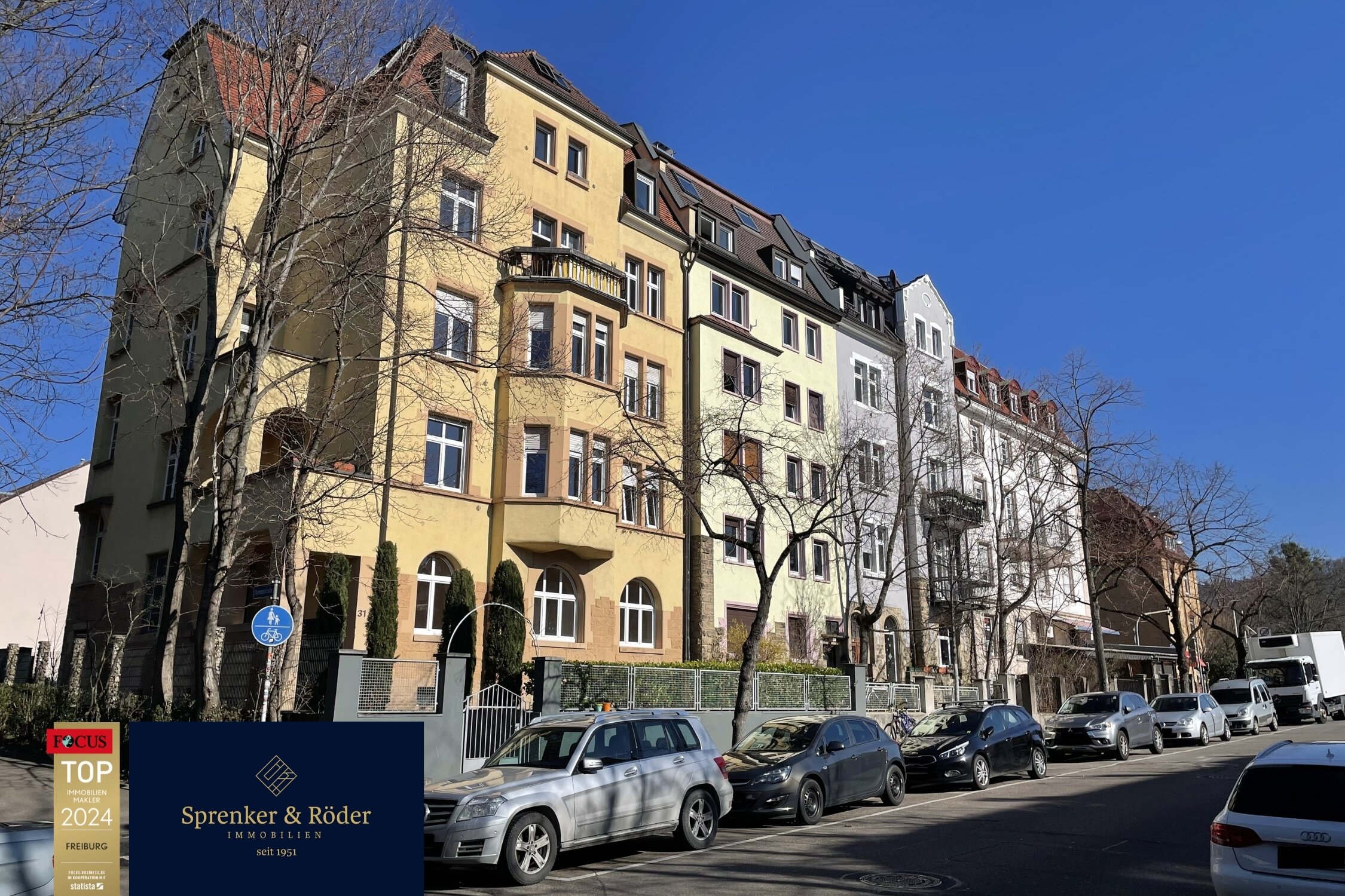 Mehrfamilienhaus zum Kauf 2.700.000 € 21 Zimmer 625 m²<br/>Wohnfläche 392 m²<br/>Grundstück Herdern - Süd Freiburg im Breisgau 79108