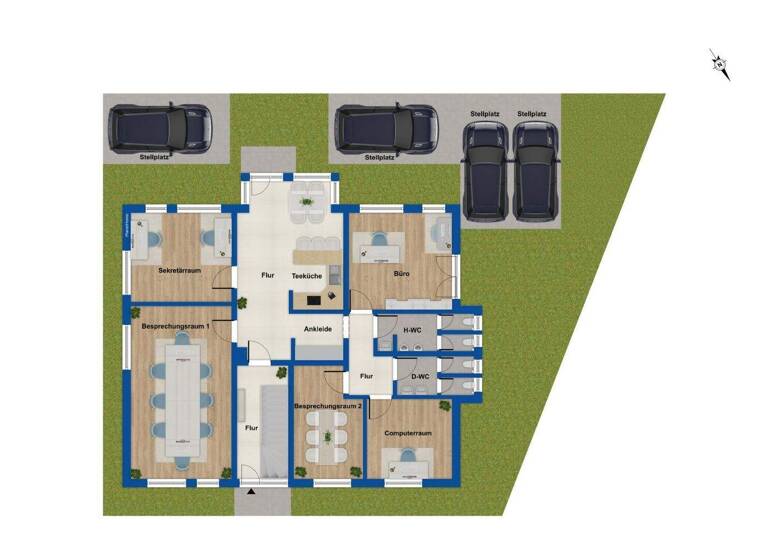 Wohnung zum Kauf 5 Zimmer 155,2 m² EG Ottmarsheim Besigheim 74354