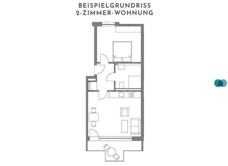 Wohnung zur Miete 774 € 2 Zimmer 51,1 m² EG frei ab 15.04.2026 Konsul-Smidt-Straße 54 Handelshäfen Bremen 28217
