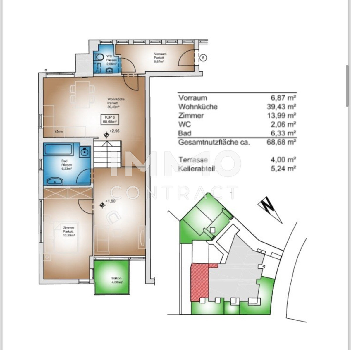 Wohnung zum Kauf 498.000 € 2 Zimmer 69 m²<br/>Wohnfläche 3.<br/>Geschoss Wien, Hietzing 1130