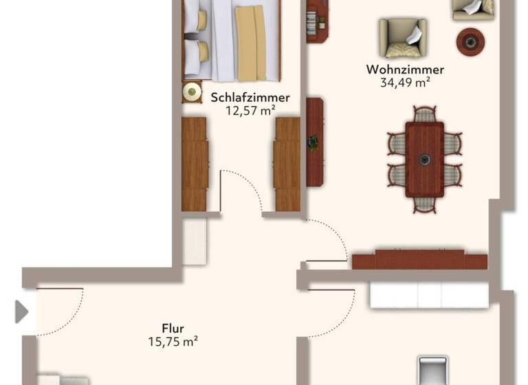 Wohnung zur Miete 700 € 3 Zimmer 91,8 m² 4. Geschoss frei ab sofort Wilhelm-Raabe-Straße 4 Stadtfeld Ost Magdeburg 39108