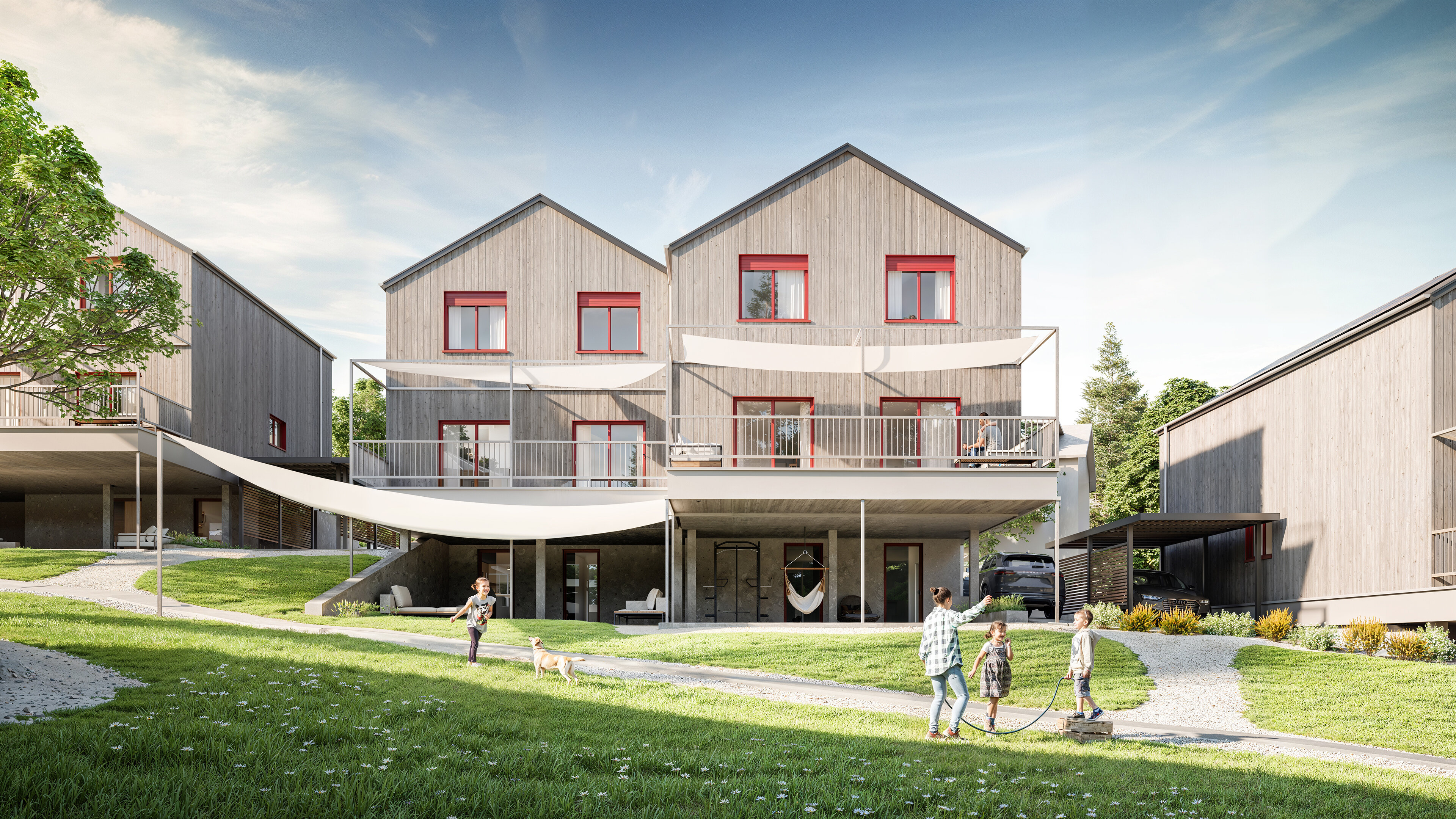 Doppelhaushälfte zum Kauf provisionsfrei 663.892 € 5 Zimmer 152,9 m²<br/>Wohnfläche 250,3 m²<br/>Grundstück Ahornweg Buchholz - Kämpen Witten 58456