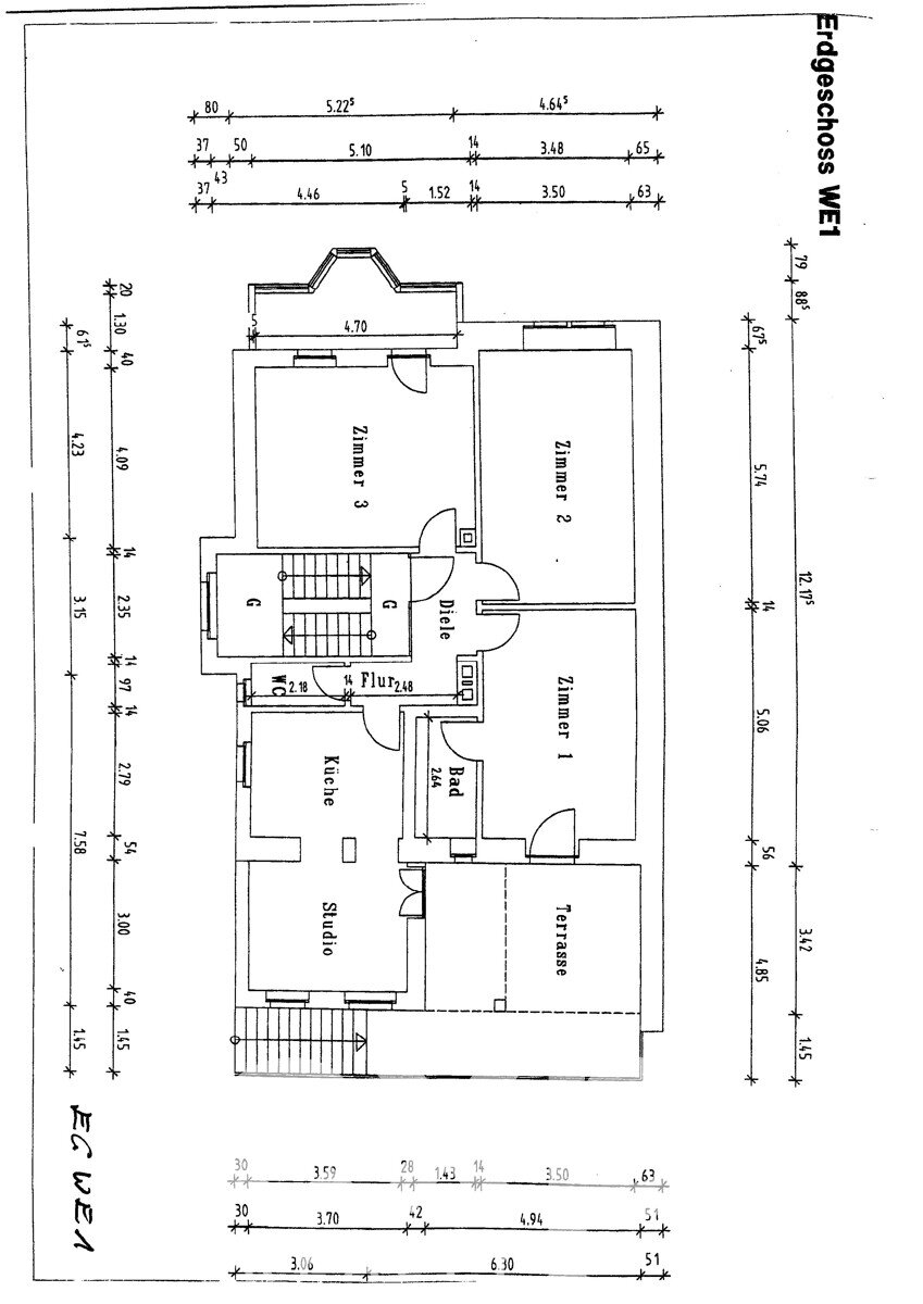 Wohnung zum Kauf 1.150.000 € 8 Zimmer 216 m²<br/>Wohnfläche EG<br/>Geschoss Herdern - Süd Freiburg im Breisgau 79104