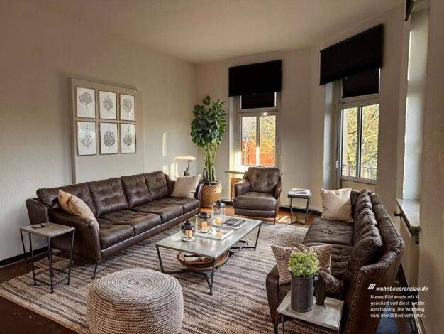 Wohnung zur Miete 1.100 € 5 Zimmer 155,3 m² 1. Geschoss frei ab sofort Schwedter Straße 20 Prenzlau 17291