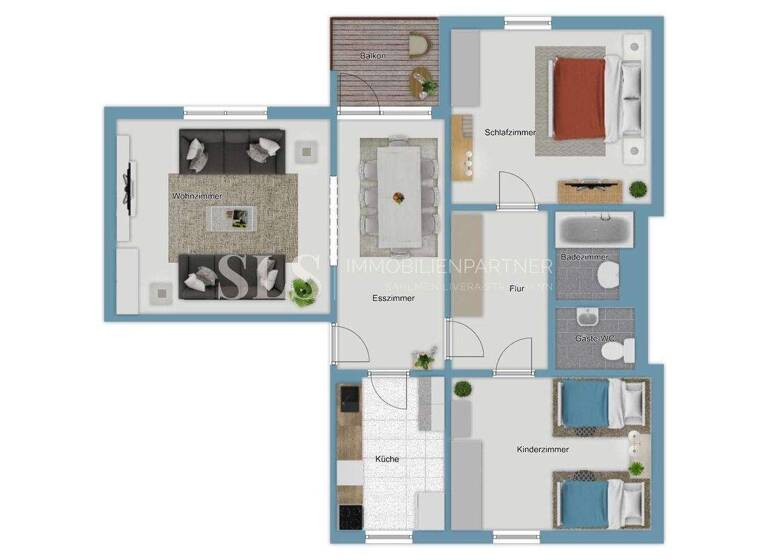 Wohnung zum Kauf 120.000 € 3 Zimmer 75 m² 1. Geschoss Horst Essen 45279