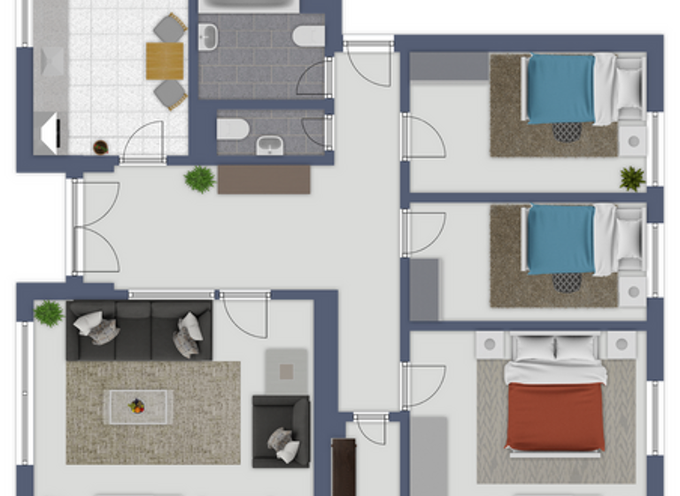 Wohnung zur Miete 649 € 3 Zimmer 84,4 m² 2. Geschoss frei ab 16.03.2026 Muerwiker Straße 24 Kappeln 24376