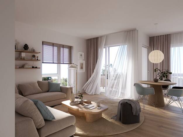 Terrassenwohnung zum Kauf - Erstbezug 530.000 € 3 Zimmer 90 m² Winsen Winsen (Luhe) 21423