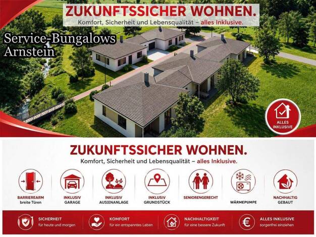 Bungalow zum Kauf provisionsfrei 3 Zimmer 124 m² frei ab 01.06.2027 Günthergasse Arnstein Arnstein 97450