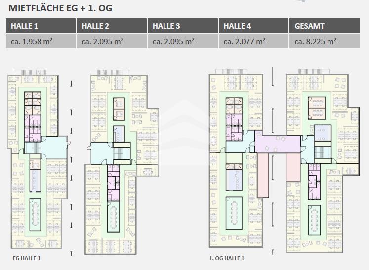 Bürofläche zur Miete provisionsfrei 18 € 1.958 m²<br/>Bürofläche ab 1.958 m²<br/>Teilbarkeit Adenauerallee 6-8 Schönefeld-Abtnaundorf Leipzig 04103