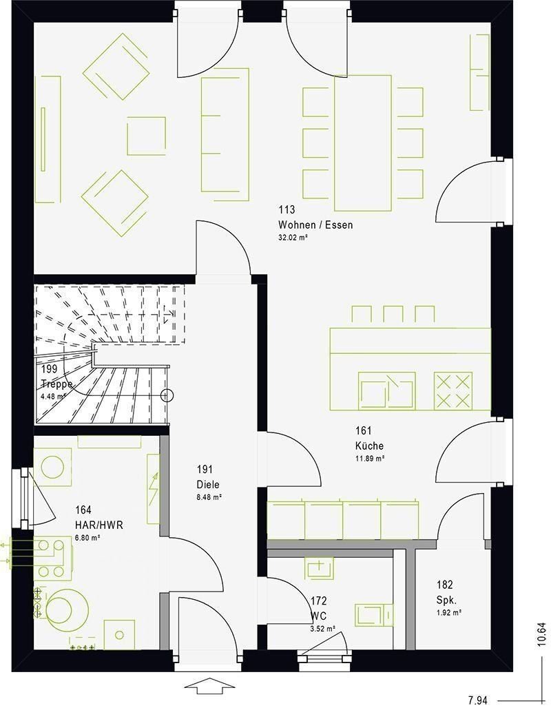 Einfamilienhaus zum Kauf provisionsfrei 338.669 € 4 Zimmer 135 m²<br/>Wohnfläche 545 m²<br/>Grundstück Bahrdorf Bahrdorf 38459