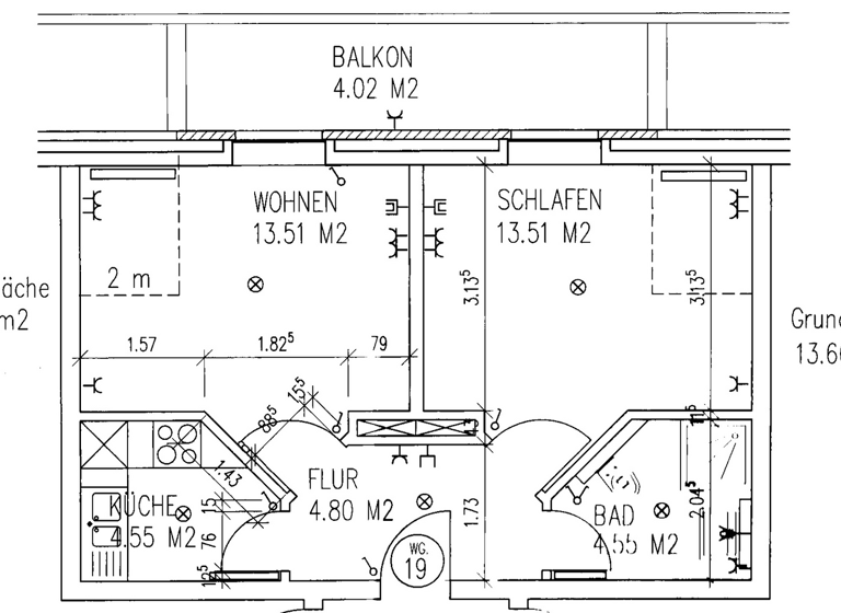 Wohnung zum Kauf 238.500 € 2 Zimmer 46,7 m² Bockelsberg Lüneburg 21335