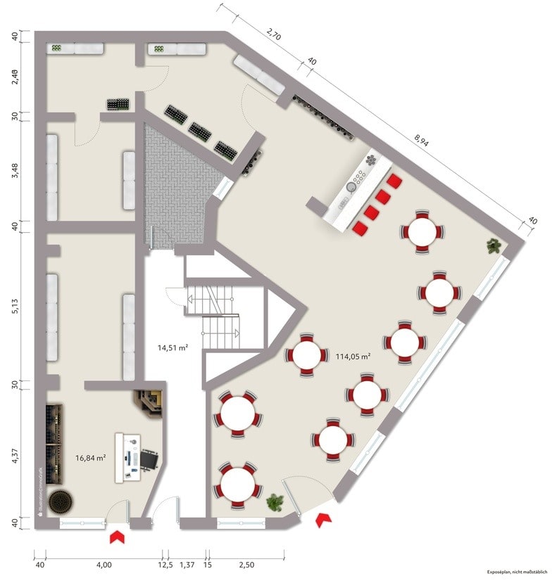 Wohn- und Geschäftshaus zum Kauf als Kapitalanlage geeignet 540.000 € 15 Zimmer 508 m²<br/>Fläche 200 m²<br/>Grundstück Dellviertel Duisburg 47051