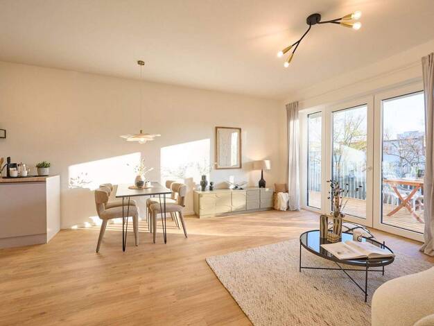 Wohnung zur Miete - Erstbezug 2.099 € 4 Zimmer 83,3 m² 1. Geschoss frei ab 01.03.2026 Archenholdstrasse 21 Friedrichsfelde Berlin 10315