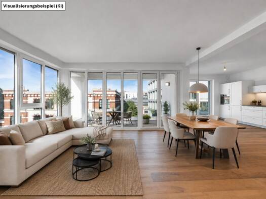 Wohnung zum Kauf 529.000 € 2 Zimmer 84,2 m² 3. Geschoss frei ab sofort Flingern Nord Stadtbezirk 2 40235