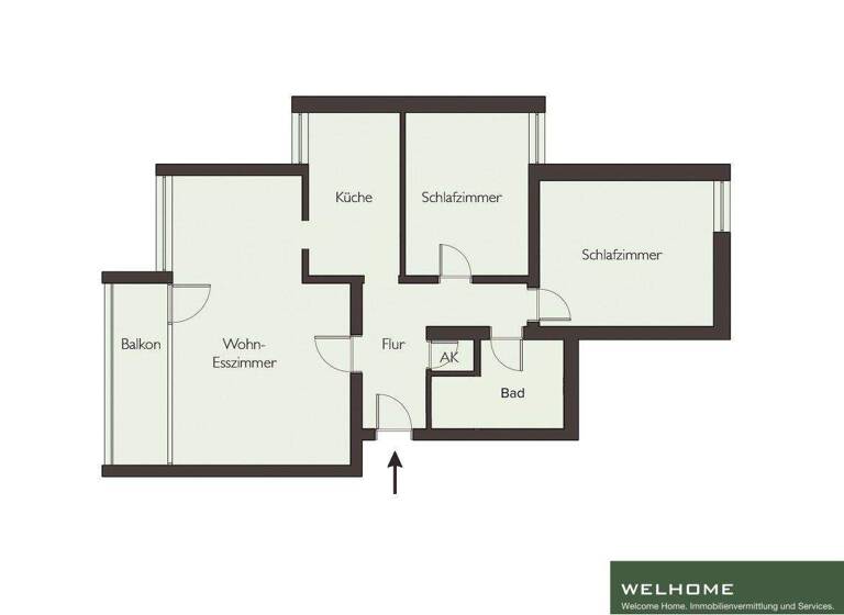 Wohnung zur Miete 2.900 € 3 Zimmer 85 m² 1. Geschoss Westend-Süd Frankfurt am Main 60325