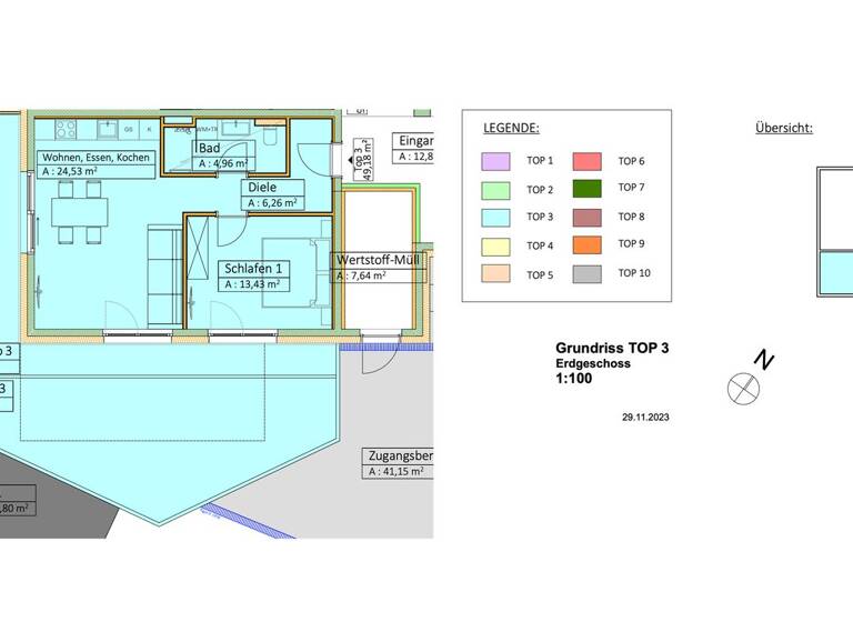 Wohnung zum Kauf - Erstbezug 481.964 € 2 Zimmer 49 m² EG St. Johann in Tirol 6380