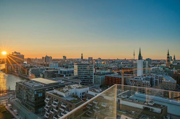 Penthouse zur Miete 21.497 € 5 Zimmer 396 m² HafenCity Hamburg 20457