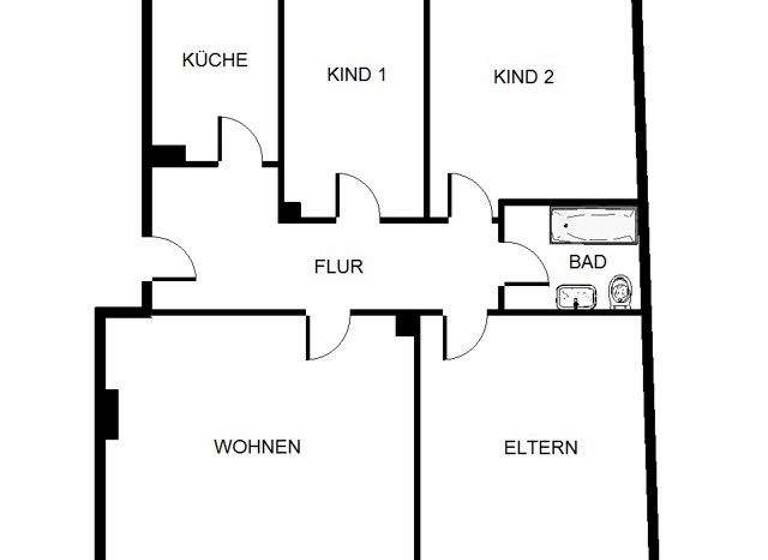 Wohnung zur Miete 499 € 2 Zimmer 53 m² 1. Geschoss frei ab 08.03.2026 Seibertzstr. 10 Frohnhausen Essen 45144