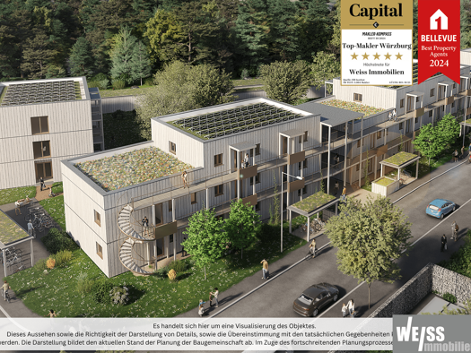 Wohnung zum Kauf - Erstbezug 446.831 € 3 Zimmer 88,2 m² 1. Geschoss Bahnhofstraße 50 Hilpoltstein 91161