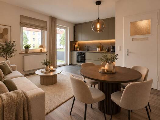 Wohnung zur Miete 599 € 2 Zimmer 49,1 m² Innenstadt Minden 32427