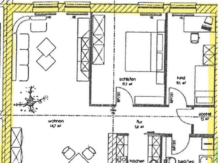 Wohnung zum Kauf 130.000 € 3 Zimmer 108,2 m² Torgau 04860