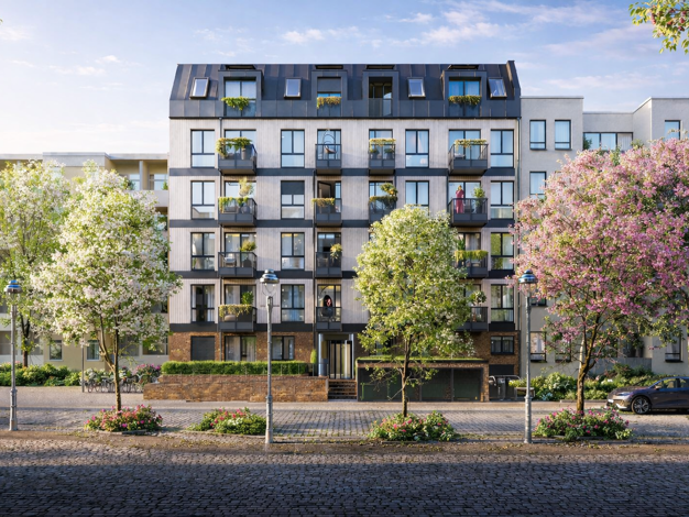 Wohnung zum Kauf - Neubau provisionsfrei 530.000 € 3 Zimmer 58,7 m² 3. Geschoss Hüttenroder Weg 11 11 Neukölln Berlin 12059