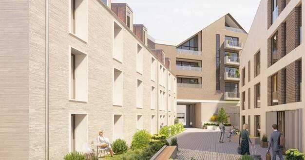 Wohnung zum Kauf - Neubau provisionsfrei 1.133.545 € 4 Zimmer 132,8 m² 2. Geschoss frei ab sofort Fahrstraße 13 Markgrafenstadt Erlangen 91054