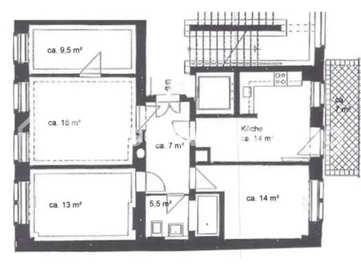 Wohnung zur Miete Tauschwohnung 812 € 4 Zimmer 83 m² 2. Geschoss Leipziger Vorstadt Ortsamtsbereich Neustadt 01097
