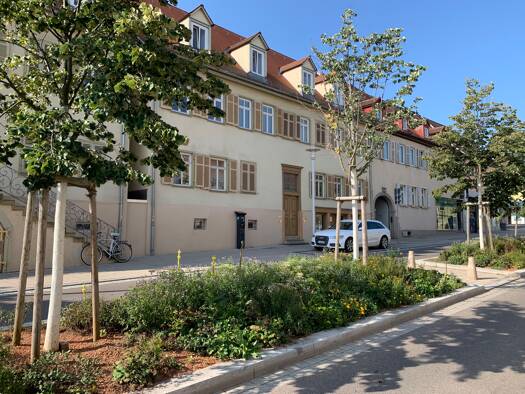 Terrassenwohnung zur Miete 1.095 € 2,5 Zimmer 71 m² Geschoss EG/2 frei ab sofort Lindenstraße 3 Mitte Ludwigsburg 71634