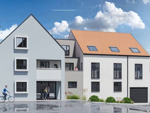 Wohnung zum Kauf - Neubau provisionsfrei 484.000 € 4 Zimmer 83,5 m² 1. Geschoss Affalterbacher Straße 4 Poppenweiler Ludwigsburg 71642