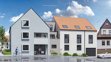 Wohnung zum Kauf - Neubau provisionsfrei 484.000 € 4 Zimmer 83,5 m² 1. Geschoss Affalterbacher Straße 4 Poppenweiler Ludwigsburg 71642