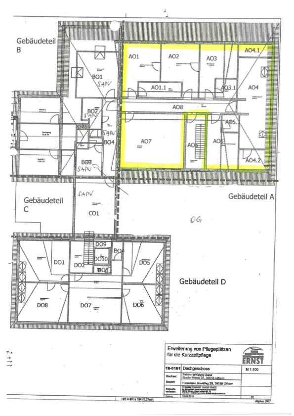 Bürofläche zur Miete provisionsfrei 2.310 € 6 Zimmer 215 m²<br/>Bürofläche Winkel Gifhorn 38518