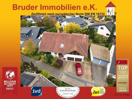 Einfamilienhaus zum Kauf provisionsfrei 666.666 € 8 Zimmer 275 m² 592 m² Grundstück Otto-Hahn-Straße 14 St Leon St. Leon-Rot 68789
