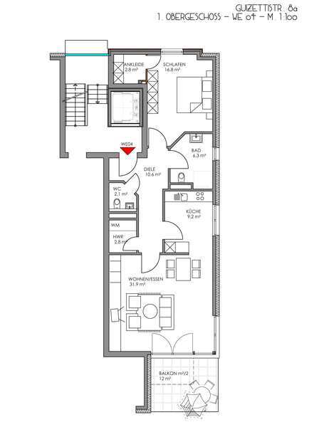 Wohnung zur Miete 700 € 2 Zimmer 89 m²<br/>Wohnfläche ab sofort<br/>Verfügbarkeit Guizettistraße Neuenhäusen Celle 29221